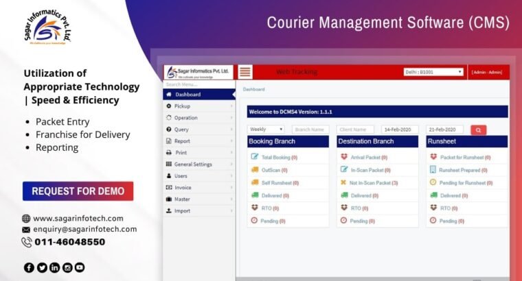 Affordable Courier System, Courier Tracking Software