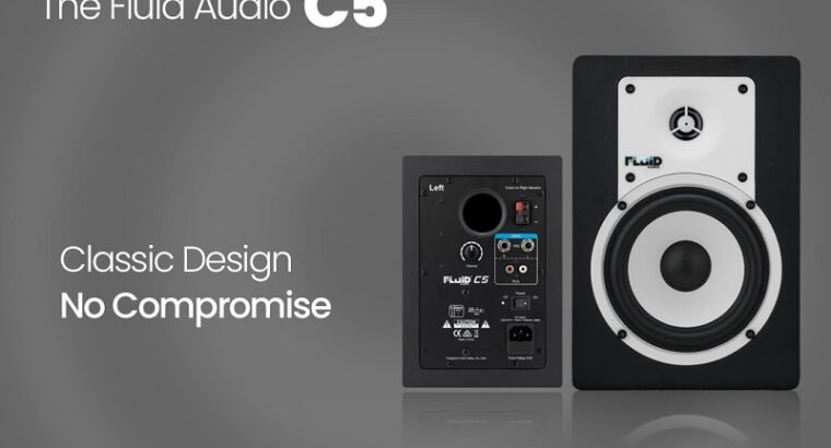 The Fluid Audio – C5 Studio Monitors