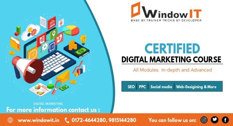 Digital Marketing Best Training in Chandigarh