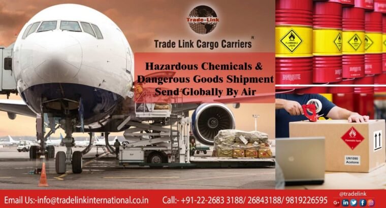 International Courier Service for chemicals for More Call Now 9819226595.