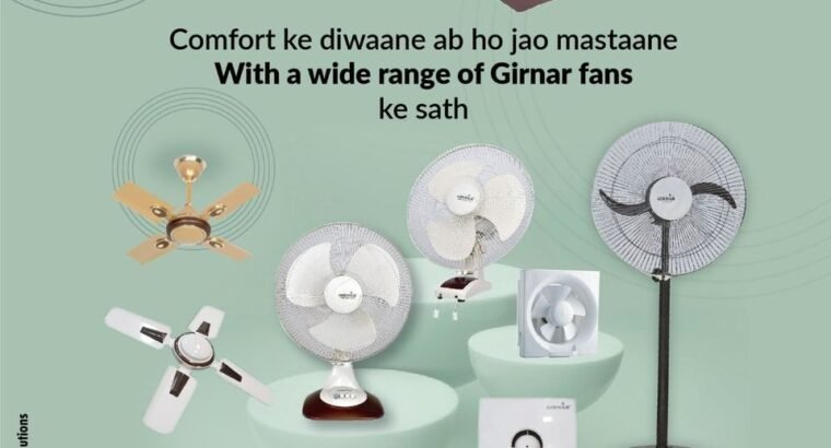 Best Ceiling fans manufacturers in Delhi | Girnar Fans