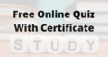 Free Online Quiz With Certification