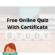 Free Online Quiz With Certification