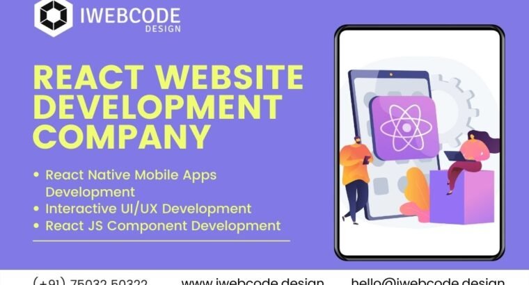 React Website Development Company