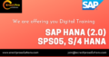 We are offering you Digital Training for SAP HANA (2.0) SPS05, S/4 HANA 1909/2101.