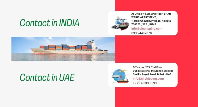 Top Most Trustable Shipping Companies in Dubai | SLR Shipping LLC