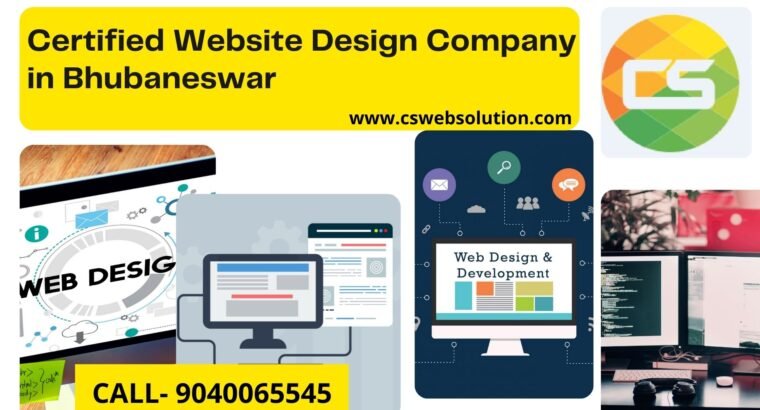 Certified Website Design Company in Bhubaneswar