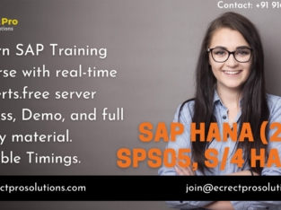 Digital Training for SAP HANA (2.0) SPS05, S/4 HANA 1909/2101.