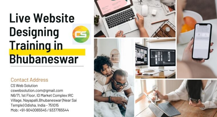 Live Website Designing Training in Bhubaneswar