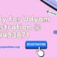 Apply for Udyam Registration @ 9264493871