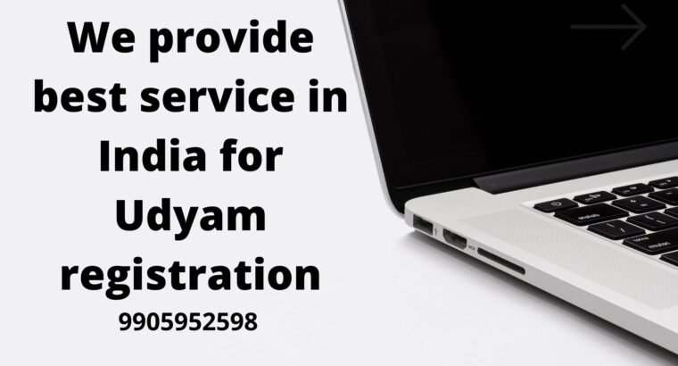 we provide best service in india for udyam registration