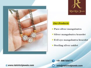 Best Silver Mangalsutra Bracelet RishiRich Jewels