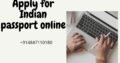 apply for indian passport online