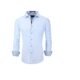 Monlando Mens Dress Shirts Long Sleeve,Bamboo Fiber Wrinkle Free Regular fit Fashion Shirts for Men