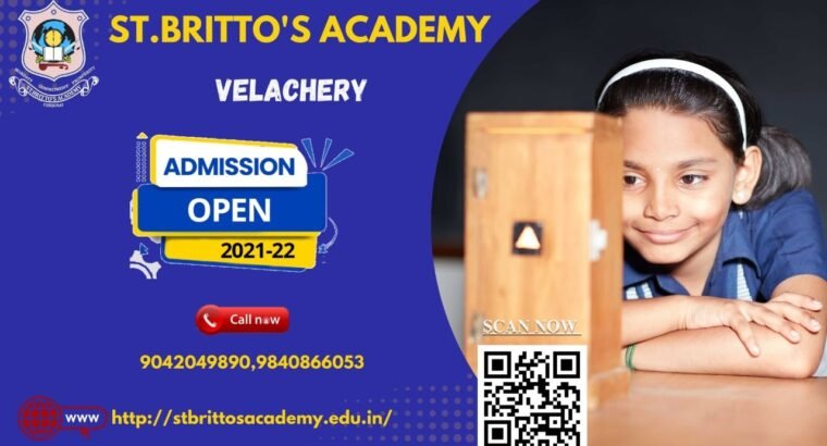 BEST CBSE SCHOOL IN VELACHERY-St.Britto’s Academy