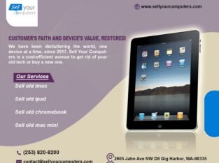 Sell Used Old ipad, mac mini, imac, macbook Online