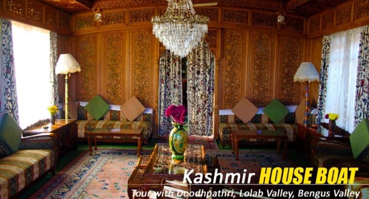 Book Fully Customized Kashmir Houseboat Package Tour – Best Deal from NatureWings