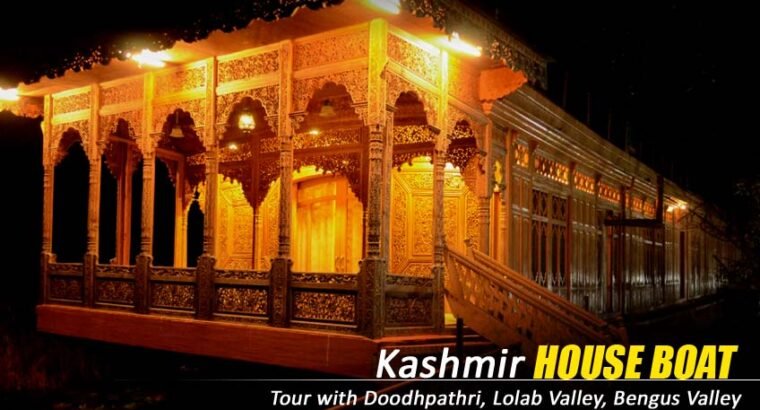 Book Fully Customized Kashmir Houseboat Package Tour – Best Deal from NatureWings