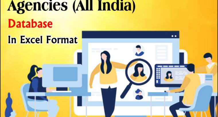 Recruitment & Placement Agencies (All India) Data – In Excel Format