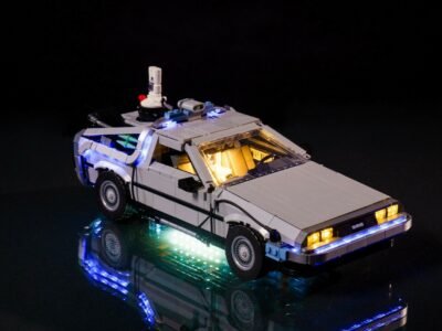 LED Lighting Kit For LEGO 10300 Back to the Future Time Machine