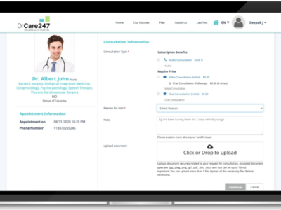 Cloud Based Telemedicine Software Platform | DrCare247